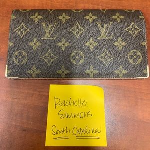 LV Long wallet/checkbook